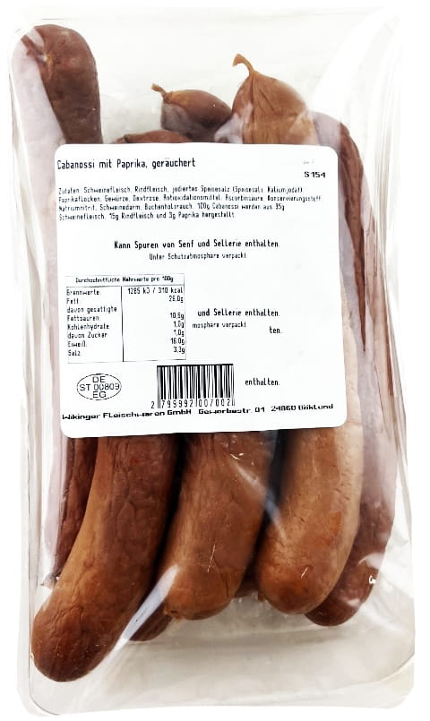 Cabanossi Mit Paprika 700g