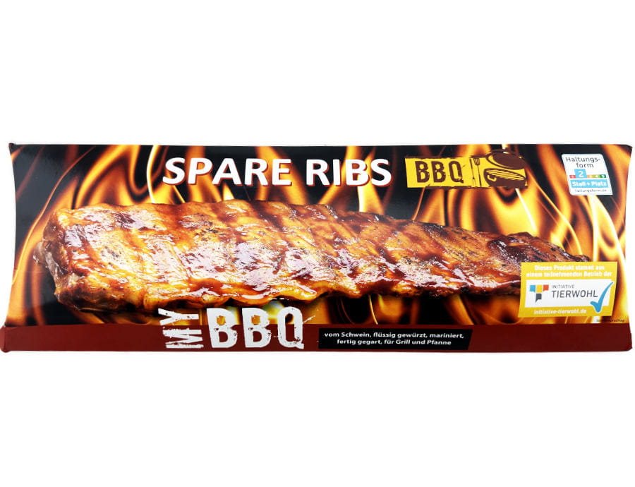  Spare Ribs BBQ ca 850g