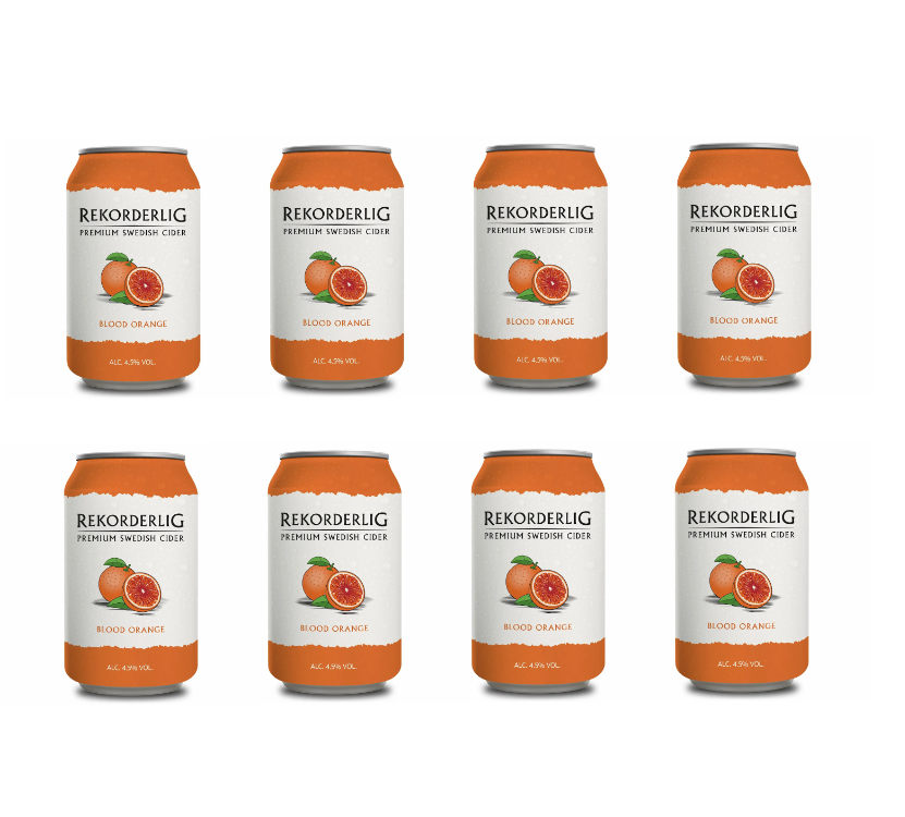 8x Original Rekorderling Swedish Cider Blutorange 330ml