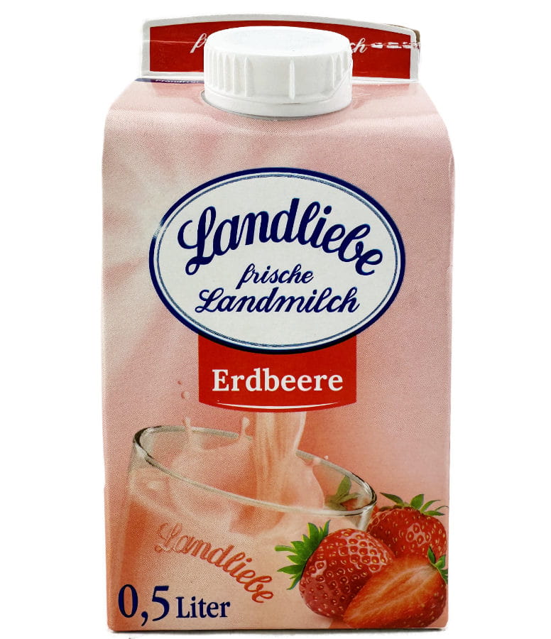 Frische Landmilch Erdbeere 500ml