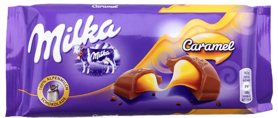 Milka Schokolade Caramel 100g