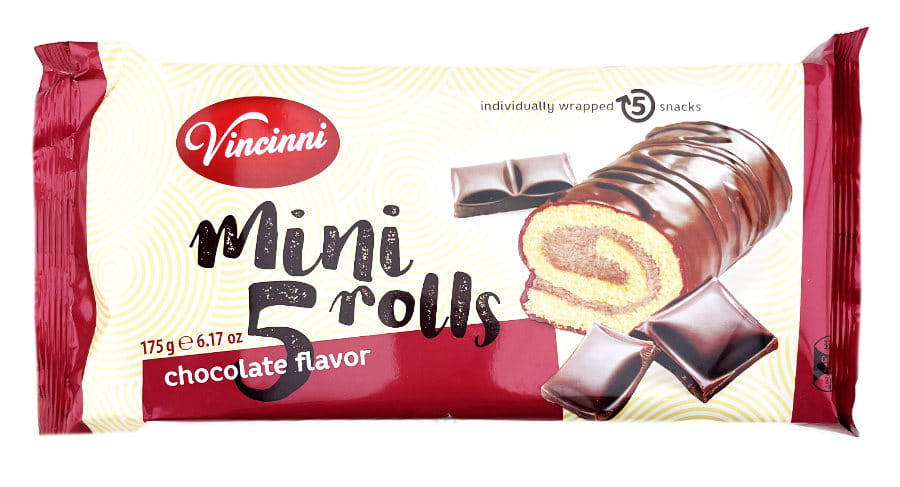 Mini Kuchenrollen Mit Schokolade 5er 175g