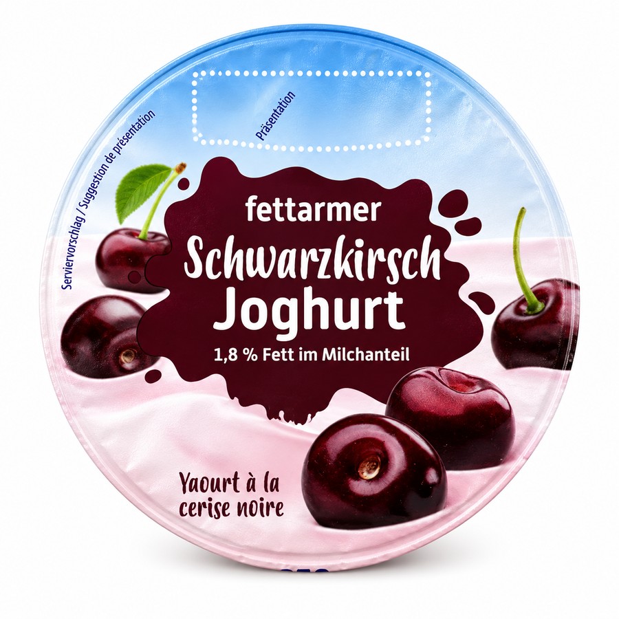 Fettarmer Joghurt Schwarzkirsche 250g