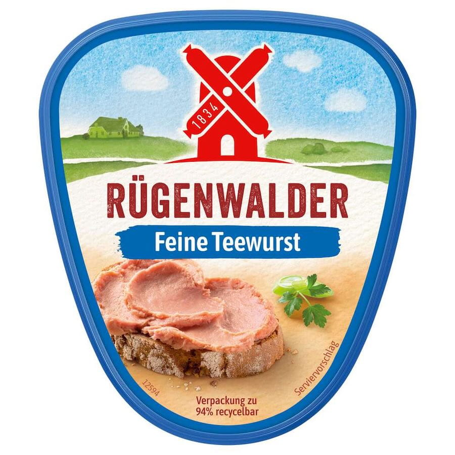 Rügenwalder Mühle Teewurst fein 125g Spitzenqualität