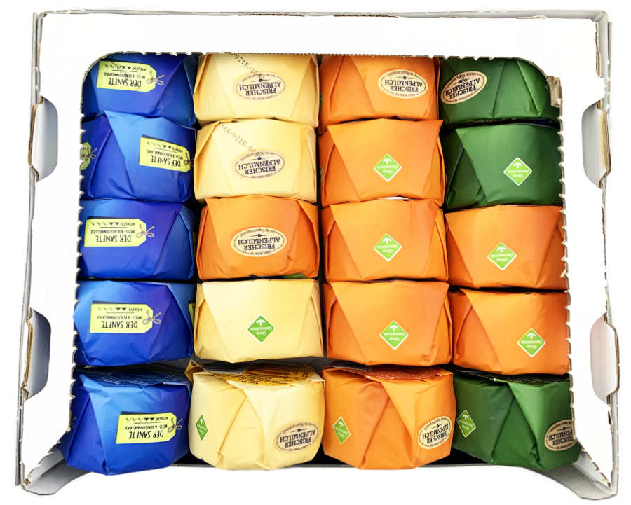 Bergader Almzeit Weichkäse 20er Mischkiste XXL