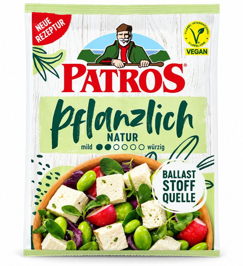 Patros veganer Hirtenkäse Natur am Stück 150g