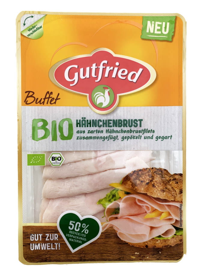Gutfried Bio Hähnchenbrust Buffet 70g