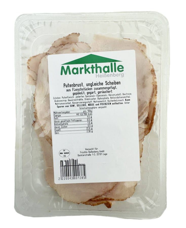 Markthalle Putenbrust ungleiche Scheiben ca 180g