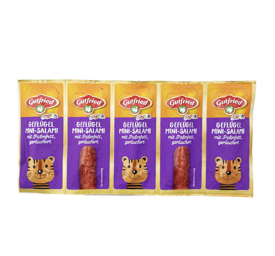 Gutfried Geflügel Mini Salami Junior 5er 50g