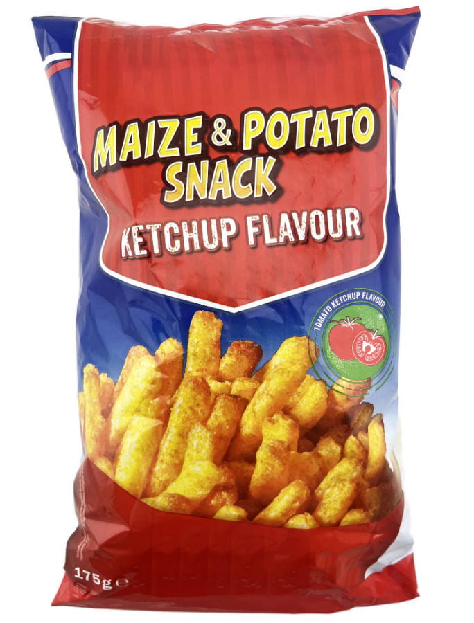 Mais Kartoffel Snack Mit Ketchup Geschmack 175g
