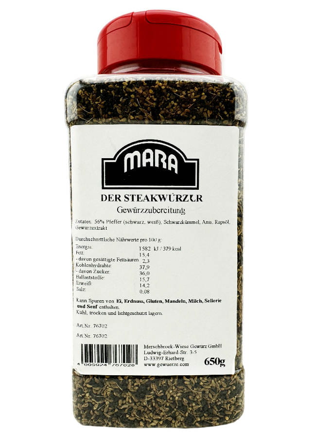 Steakwürzer Gewürzzubereitung 650g
