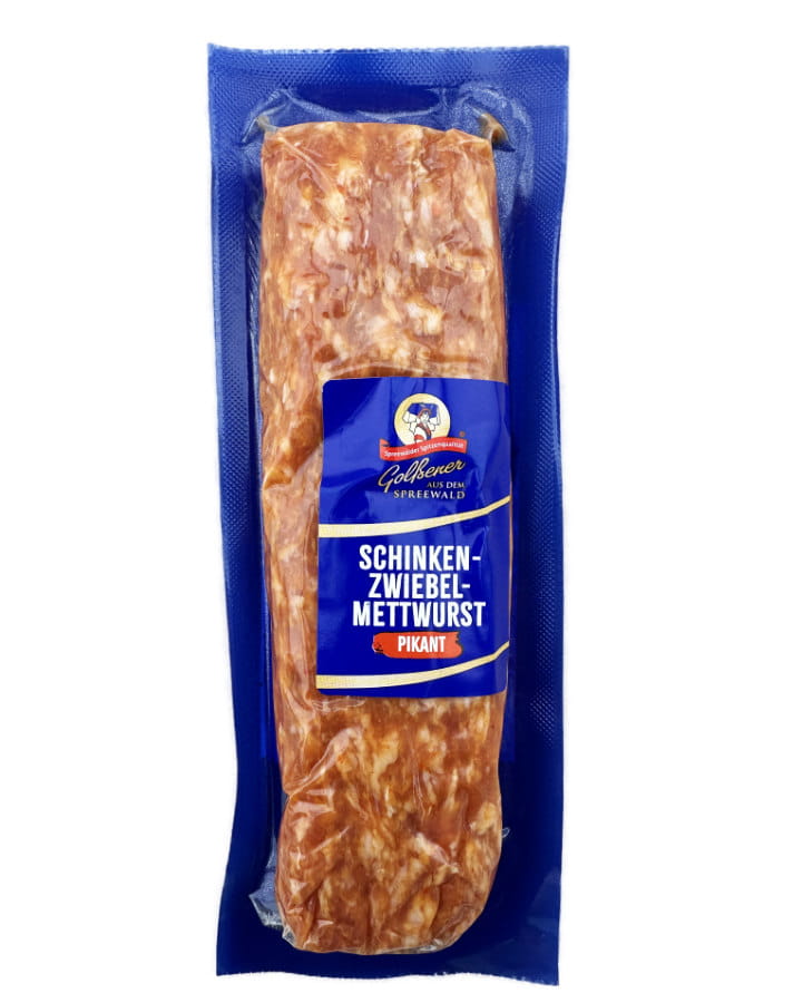 Schinken Zwiebel Mettwurst Pikant 150g