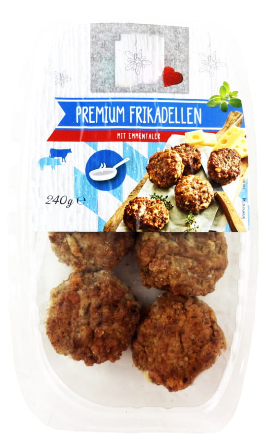 Premium Frikadellen Mit Emmentaler 6er 240g