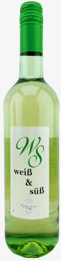 Weiß und Süß Weißwein 750ml