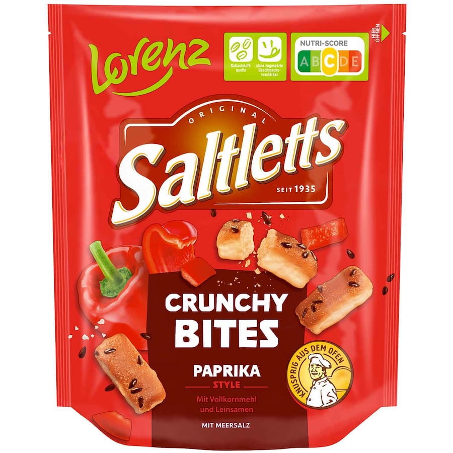 Lorenz Saltletts Crunchy Bites Paprika Style 100g