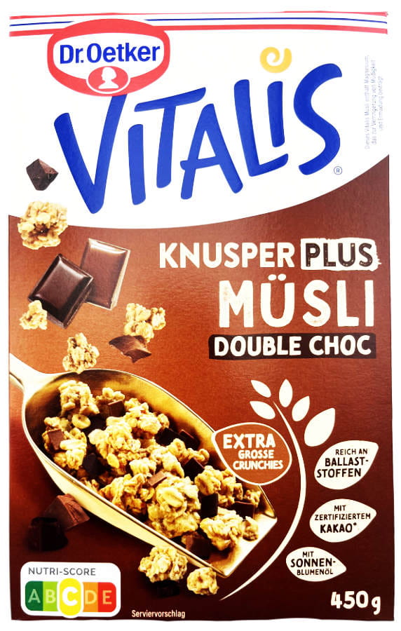 Dr. Oetker® Vitalis Knusper Müsli Double Choc 450g 