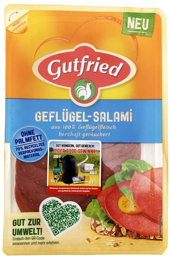 Gutfried Geflügel Salami 80g