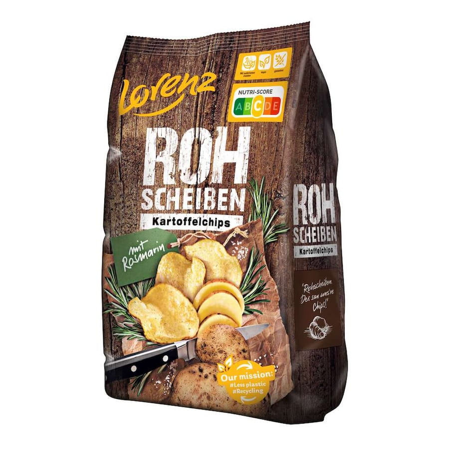 Lorenz Roh Scheiben Kartoffelchips 120g