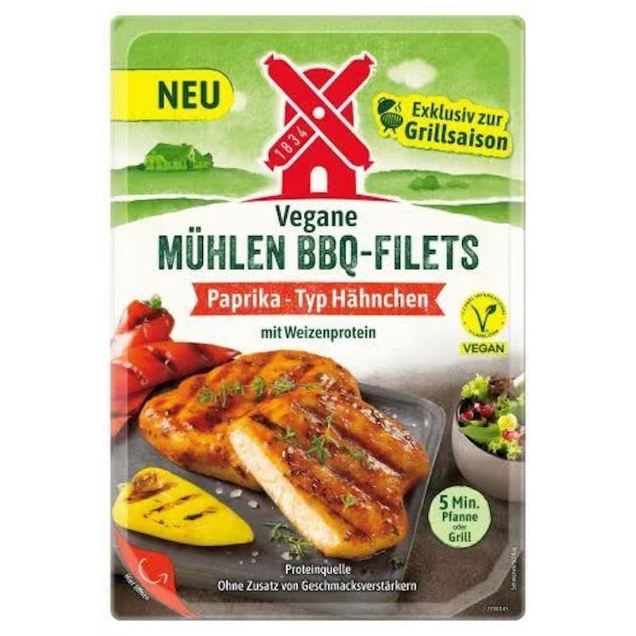 Rügenwalder vegane Mühlen BBQ Filets 170g 