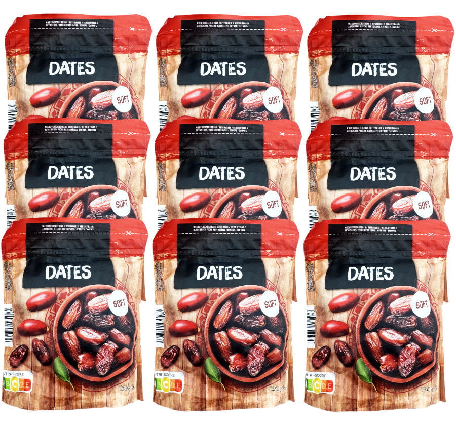 9x Datteln soft entsteint 250g
