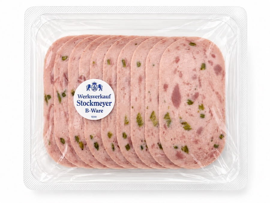 Mortadella grob Schinken Spargel in Scheiben B Ware 100g