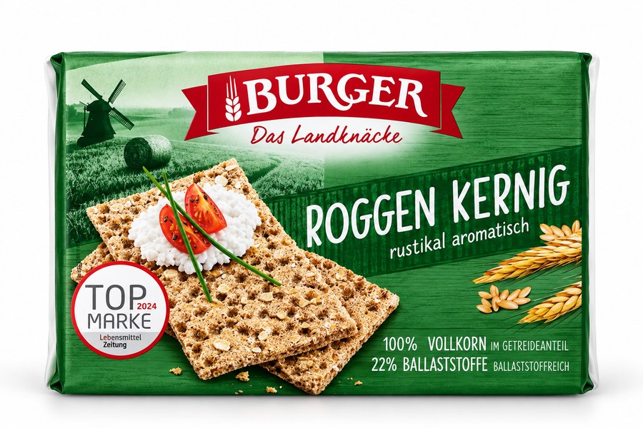 Burger Landknäcke Roggen Kernig 250g