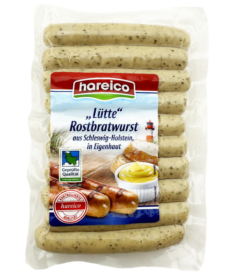 Hareico Lütte Rostbratwurst aus Schleswig Holstein 200g