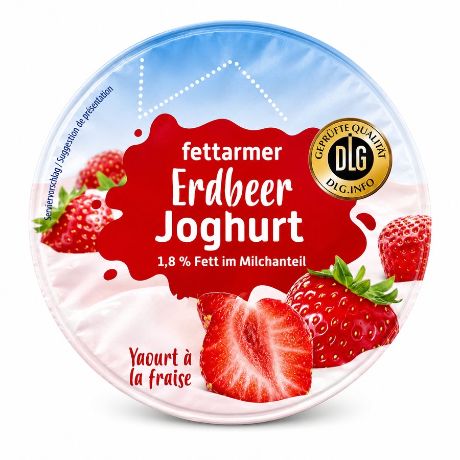 Fettarmer Joghurt Erdbeere 250g