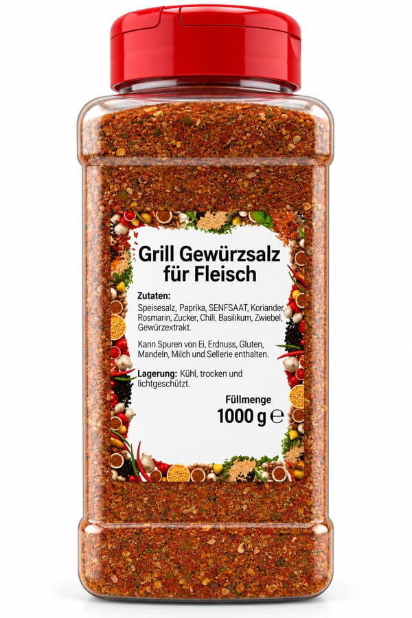 Grill Gewürzsalz für Fleisch XXL 1000g