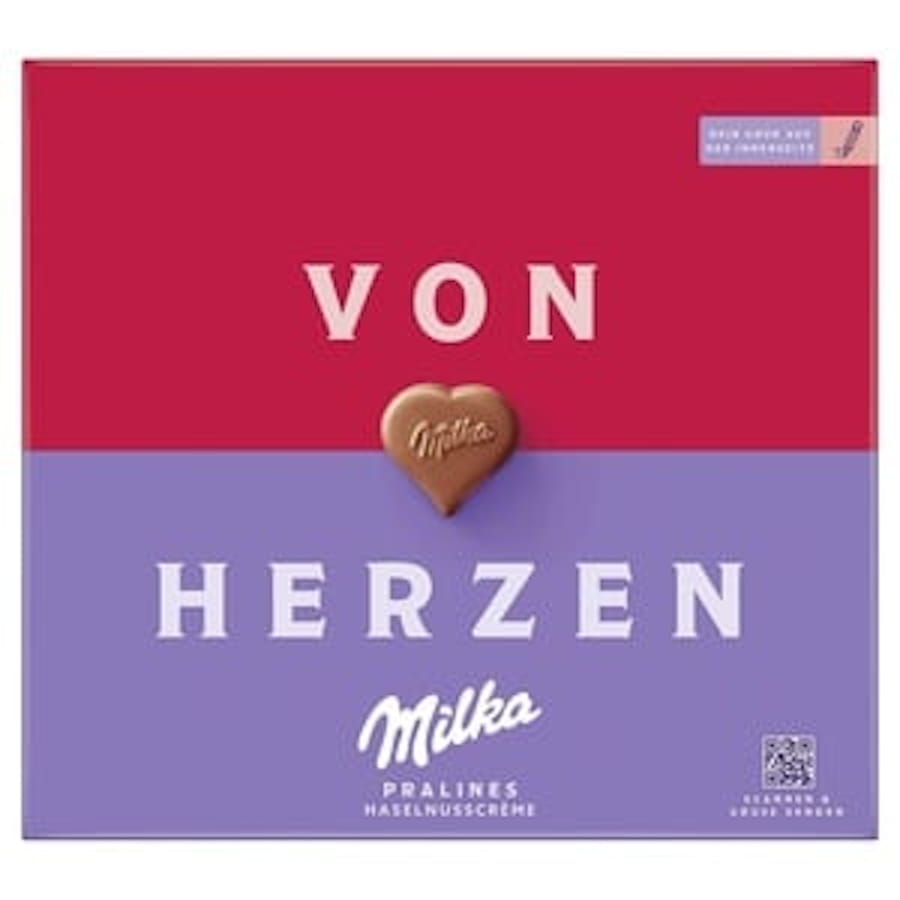 Milka Pralinen Von Herzen 110g 