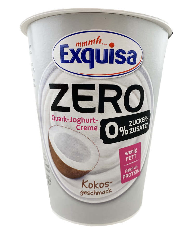 Exquisa Zero Quark Joghurt Kokos 400g