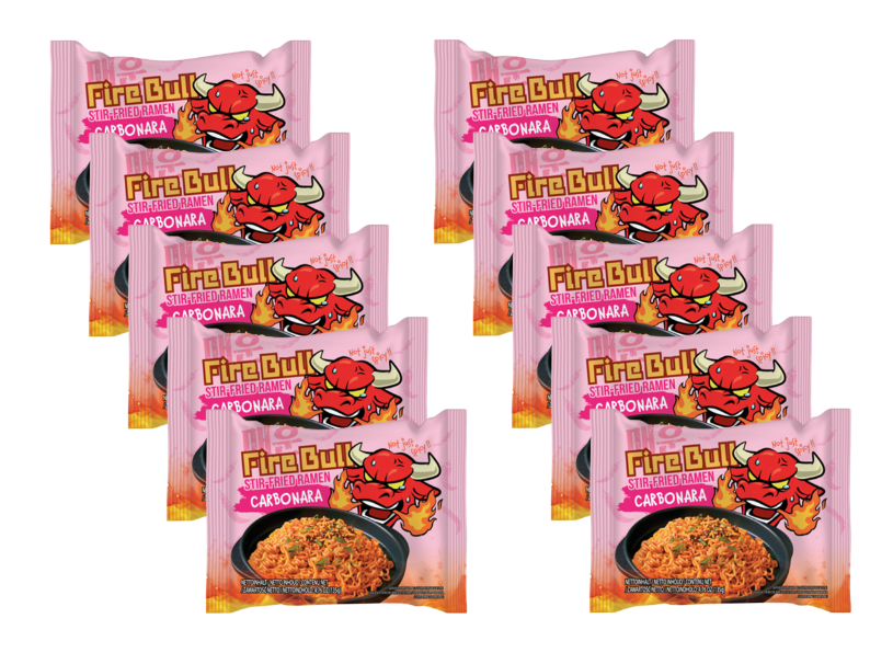 10x Fire Bill Star Fried Ramen Carbonara 135g