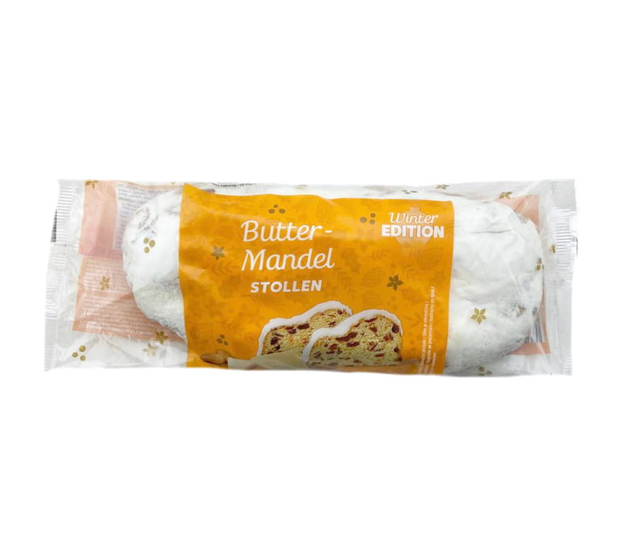 Butter Mandel Stollen mit Rosinen 750g