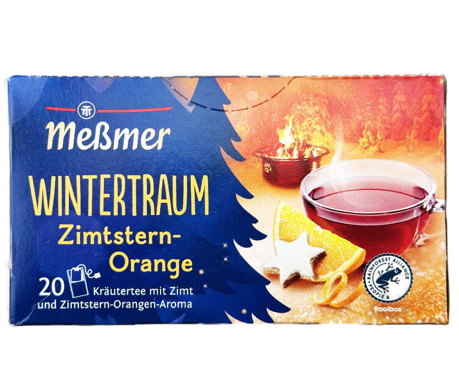 Meßmer Wintertraum Kräutertee Zimtstern Orange 20er 40g
