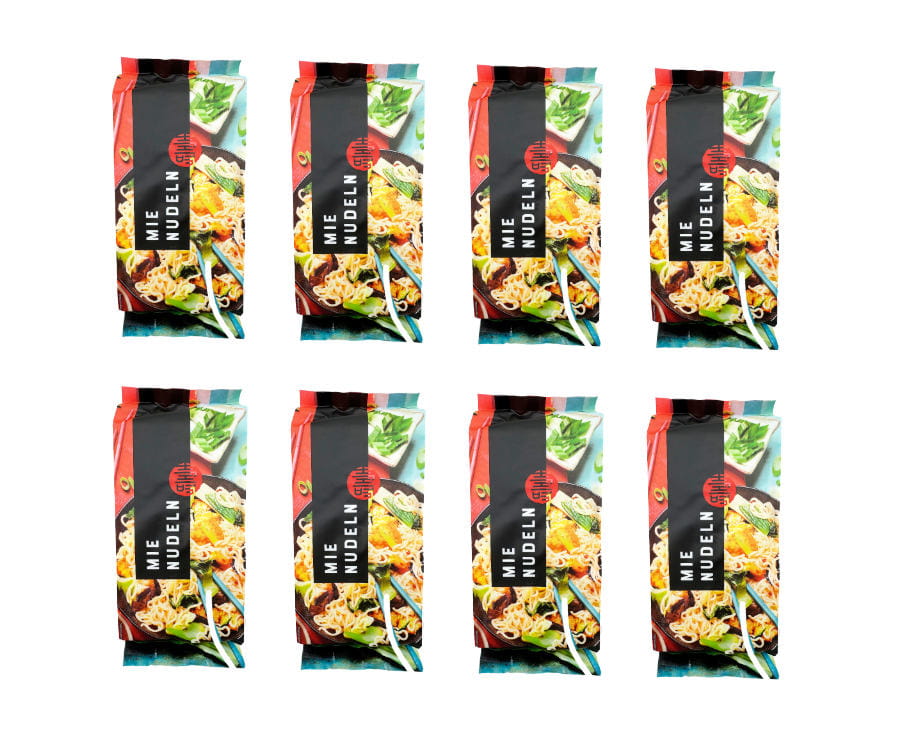 8x Mie Nudeln 250g