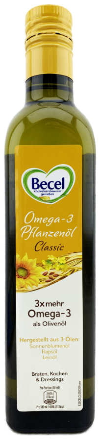 Becel Omega 3 Pflanzenöl Classic 500 ml Flasche