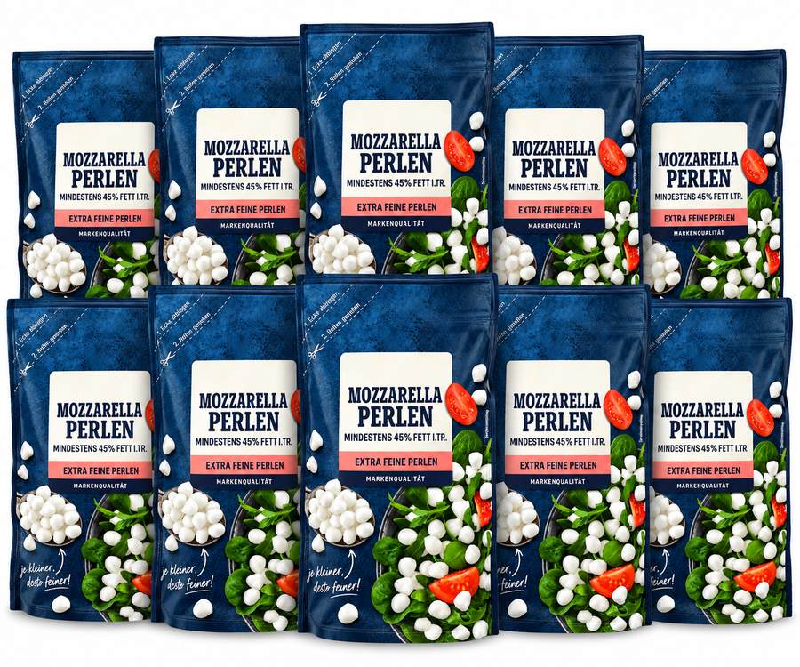 10x Mozzarella Perlen 100g