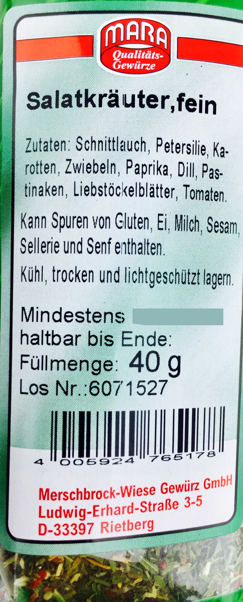 Salatkräuter fein 40gr