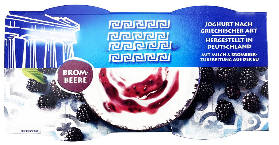 Joghurt Griechischer Art Brombeere 4er 600g