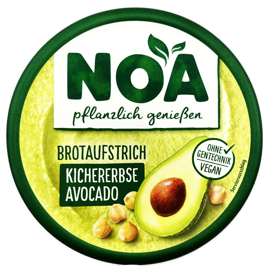 NOA Brotaufstrich Kichererbse Avocado VEGAN 175g