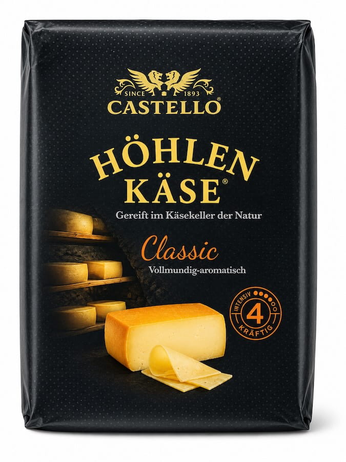 Castello Höhlenkäse classic am Stück XXXL ca 4100g