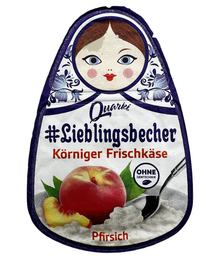 Körniger Frischkäse Pfirsich 150g