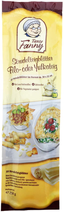 Tante Fanny 10 Strudelteigblätter 250g