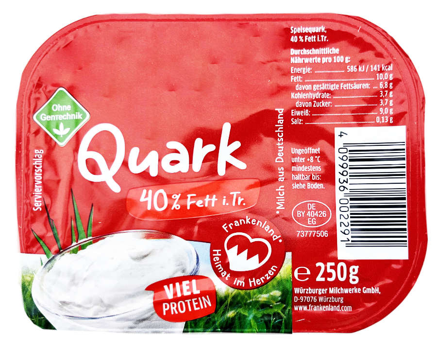 Speisequark 40% 250g
