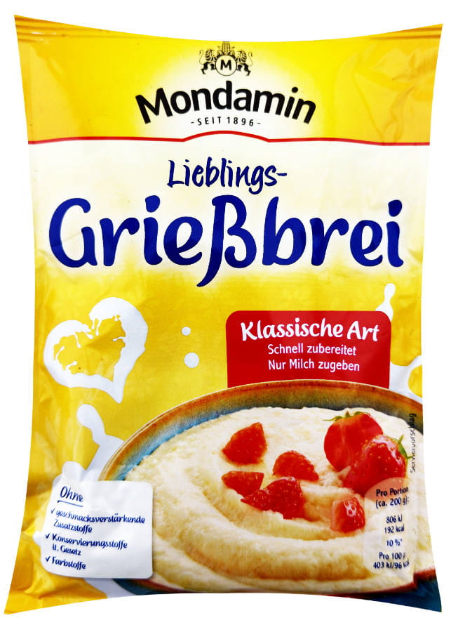 Mondamin Lieblings Grießbrei Klassische Art 89g