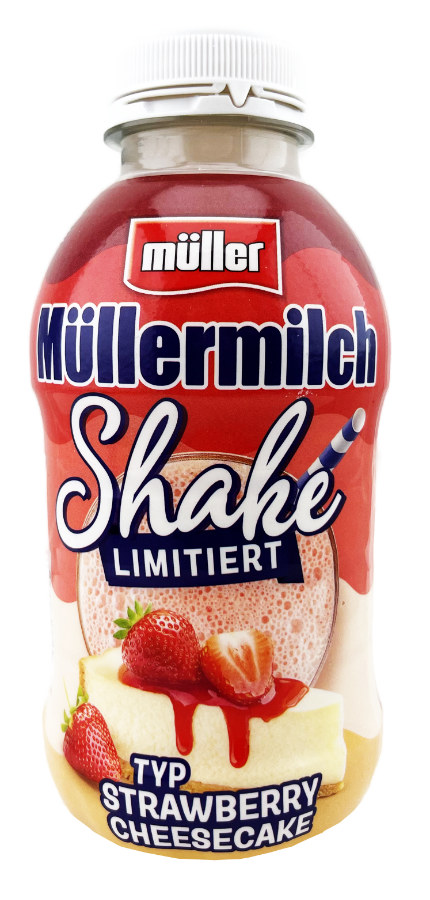 Müllermilch Erdbeer Käsekuchen Geschmack 400ml