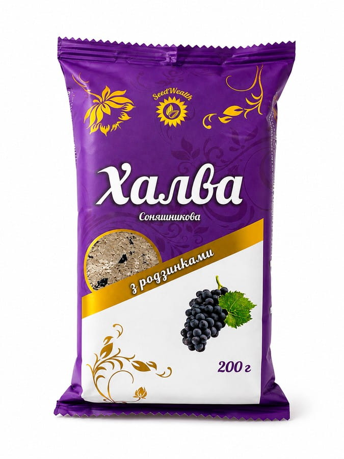 Sonnenblumenhalva mit Rosinen 200g 