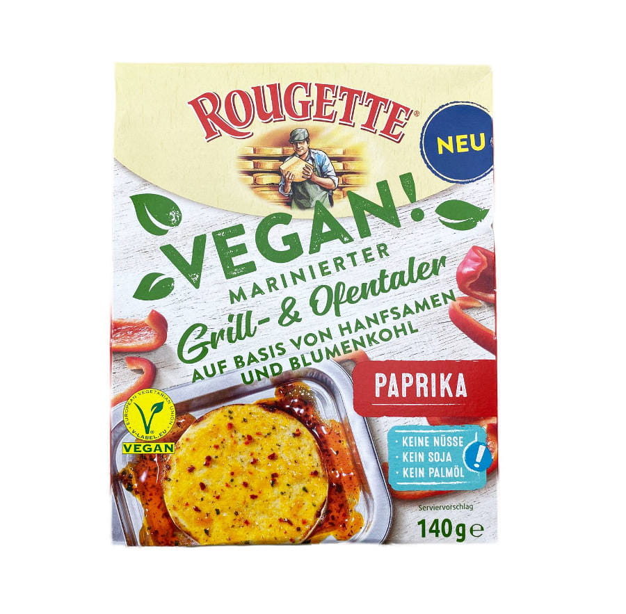 Rougette Veganer Grill Und Ofentaler Mit Paprika 140g