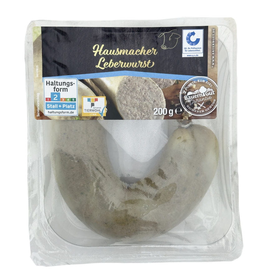 Hausmacher Leberwurst im Ring 200g