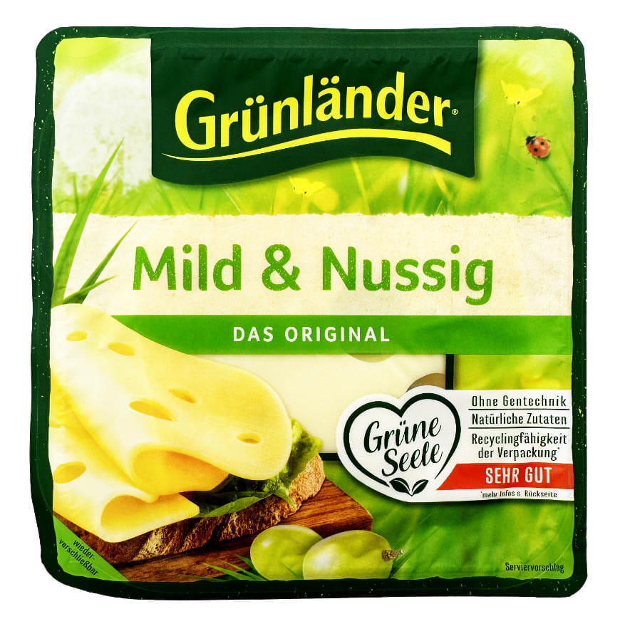 Grünländer Mild & Nussig 156g
